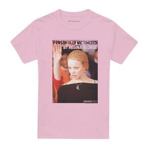 Mean Girls Unisex Adult Victim Regina George T-Shirt / Pink